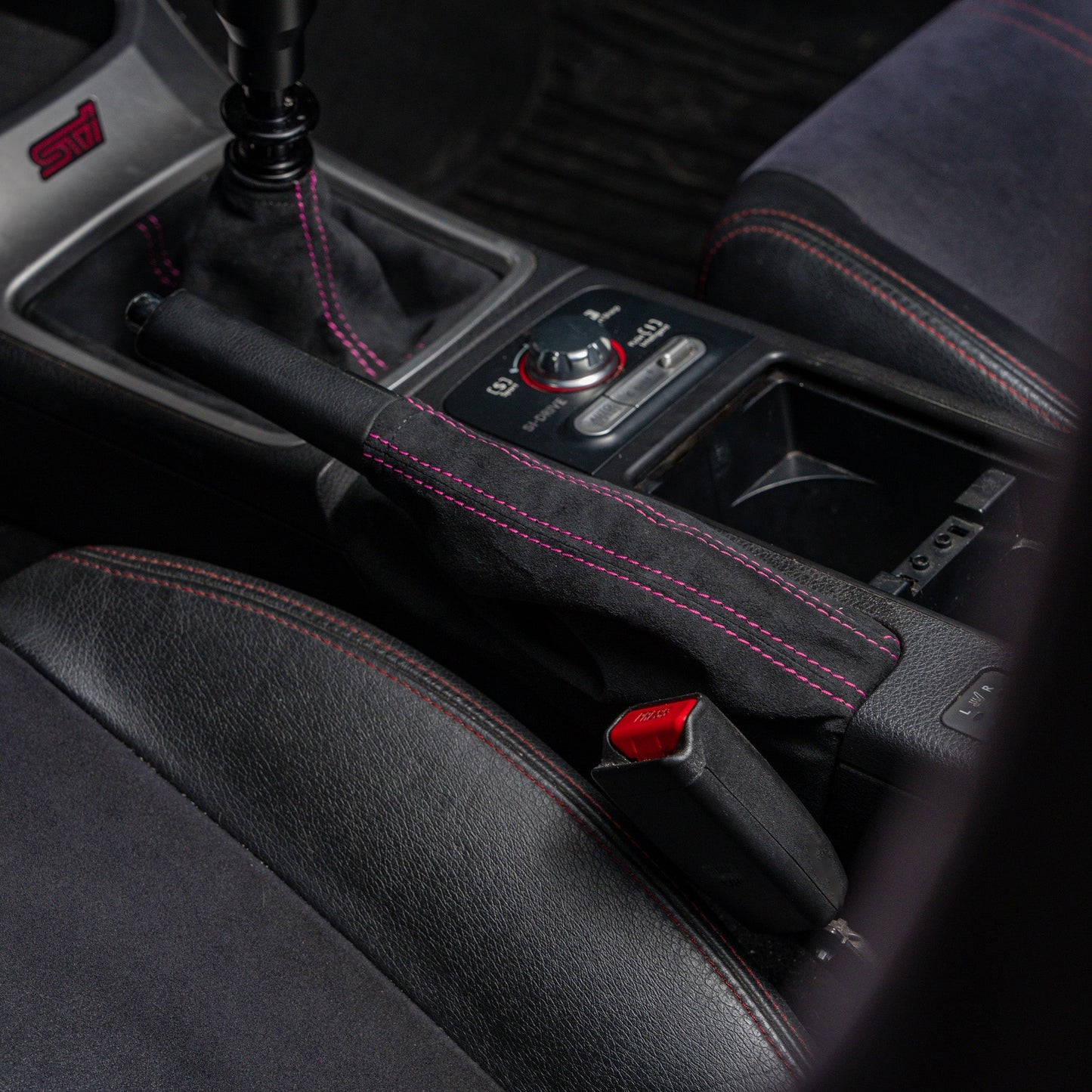Billetworkz Premium Alcantara E-Brake Boot – Subaru WRX/STI 2008–2021 - Graveyard Performance