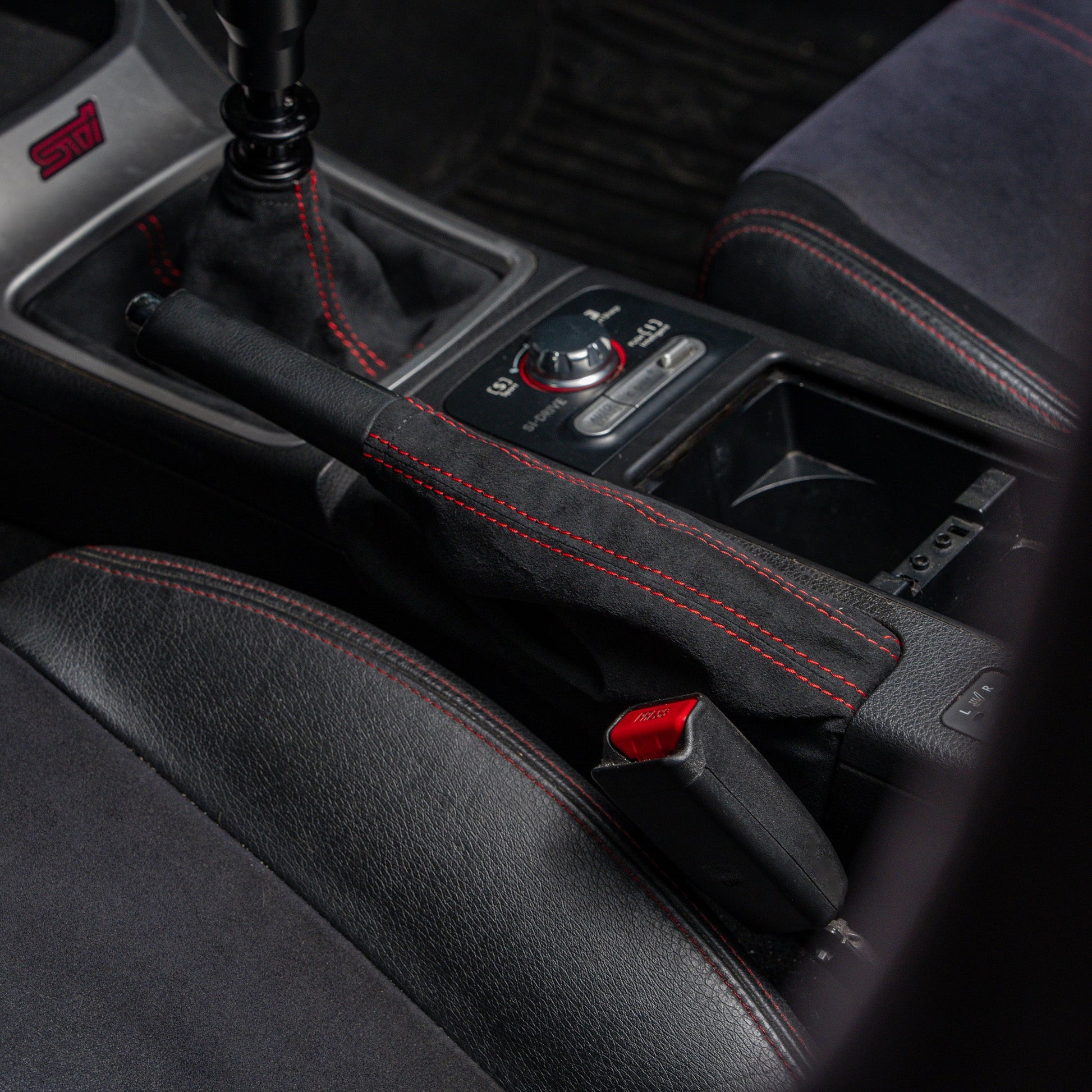 Billetworkz Premium Alcantara E-Brake Boot – Subaru WRX/STI 2008–2021 - Graveyard Performance