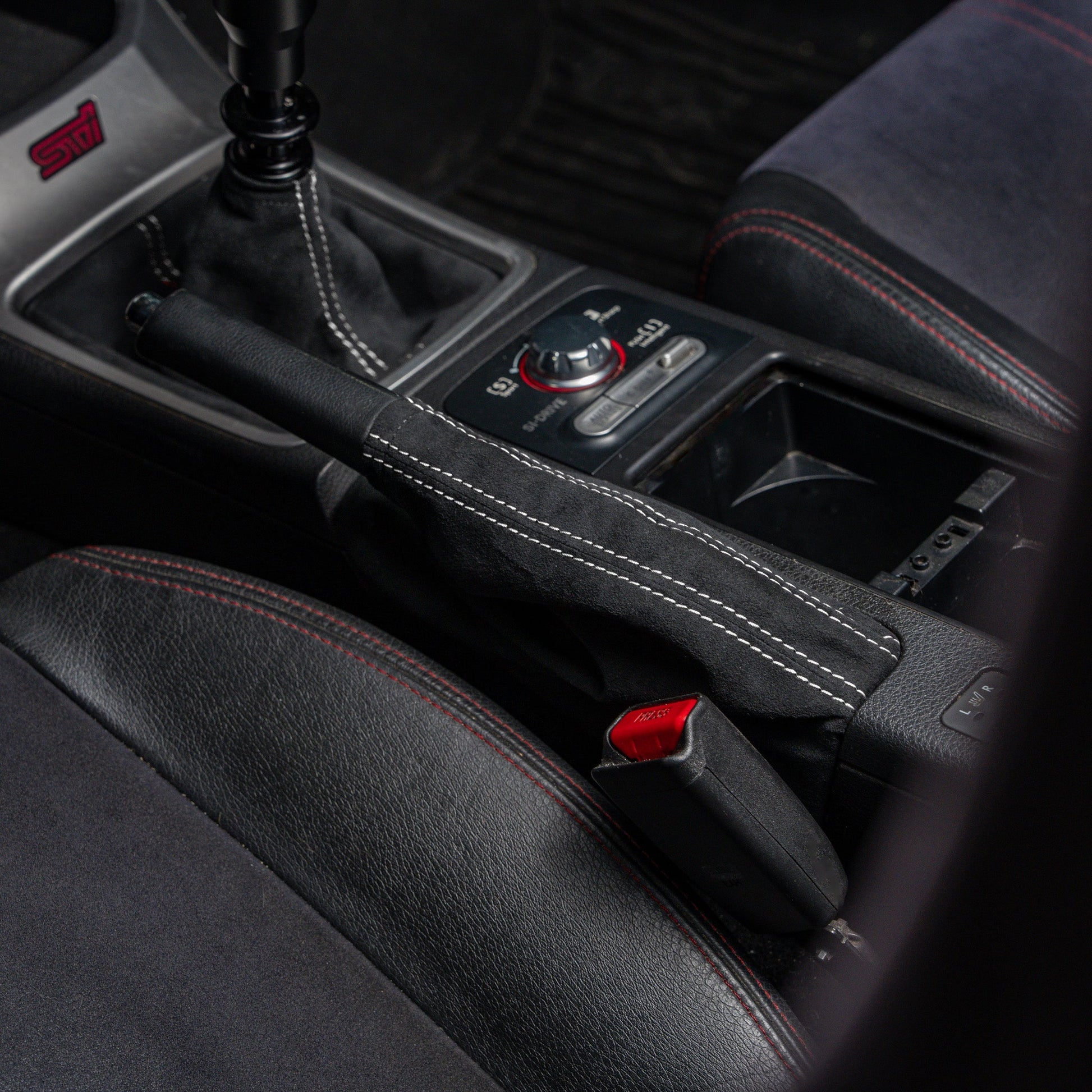 Billetworkz Premium Alcantara E-Brake Boot – Subaru WRX/STI 2008–2021 - Graveyard Performance
