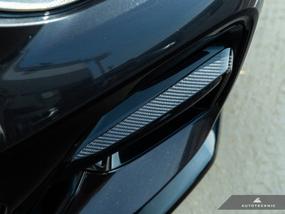 AutoTecknic Carbon Fiber Front Bumper Trim Set - G01 X3 | G02 X4 M40I Pre-LCI - Graveyard Performance