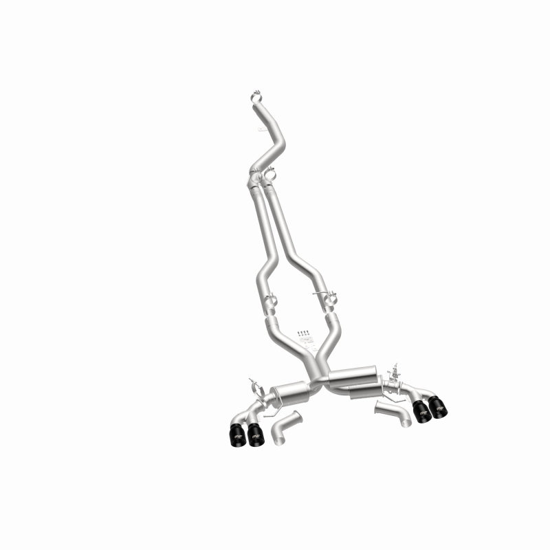 MagnaFlow BMW SPEQ Series Cat-Back Exhaust System Black Chrome - Graveyard Performance