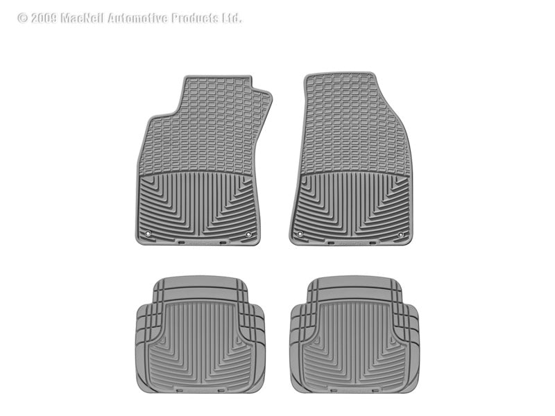 WT Rubber Mats - Rear - Grey - Graveyard Performance