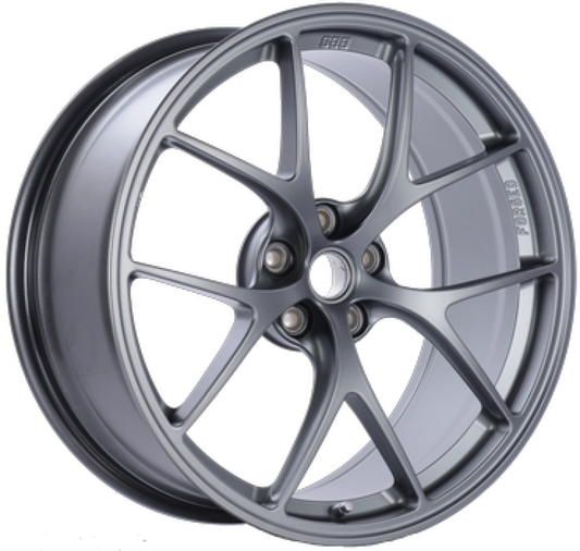 BBS FI 20x9.5 5x120 ET26 CB72.5 Titanium Wheel -82mm PFS/Clip Req - Graveyard Performance