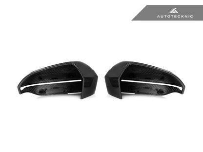 AutoTecknic Dry Carbon Fiber Mirror Cap Set - G60 5-Series | G70 7-Series - Graveyard Performance