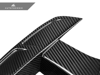 AutoTecknic Dry Carbon Front Bumper Air Vent Set - F97 X3M LCI | F98 X4M LCI - Graveyard Performance