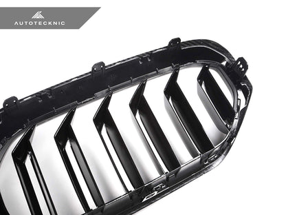 AutoTecknic Dry Carbon Fiber Dual-Slats Front Grilles - G30 5-Series LCI - Graveyard Performance