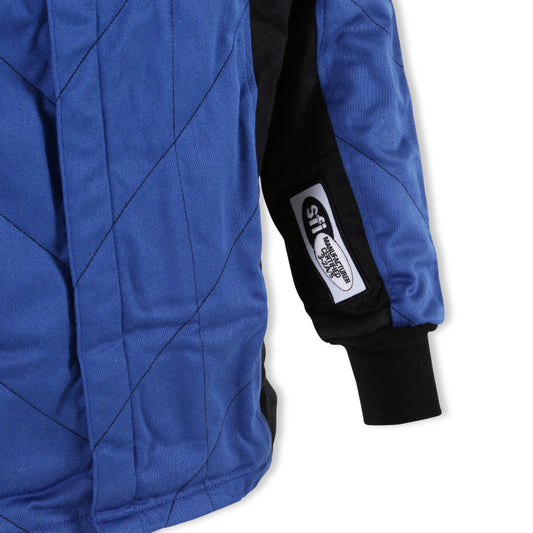 RaceQuip Blue Chevron-5 Jacket SFI-5 - Medium