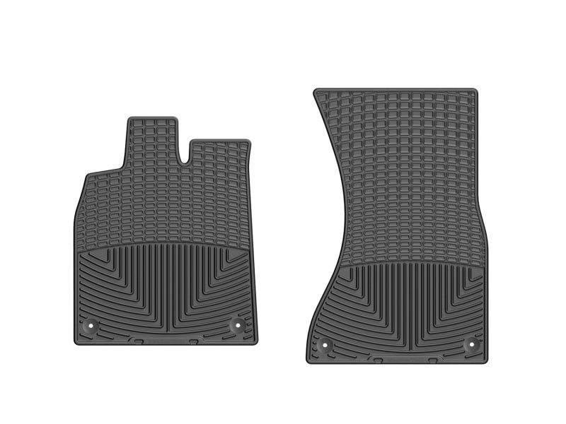 WeatherTech 12+ Audi A6/S6 Front Rubber Mats - Black - Graveyard Performance