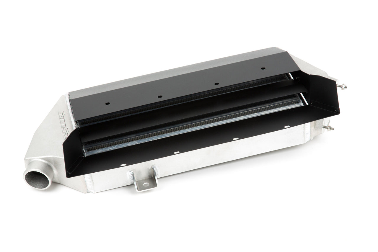 GrimmSpeed Top Mount Intercooler Kit Inc. Splitter Thermal Dispersant Black For Subaru 05-09 LGT