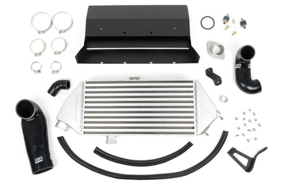 GrimmSpeed Top Mount Intercooler Kit Inc. Splitter Thermal Dispersant Black For Subaru 08-14 WRX