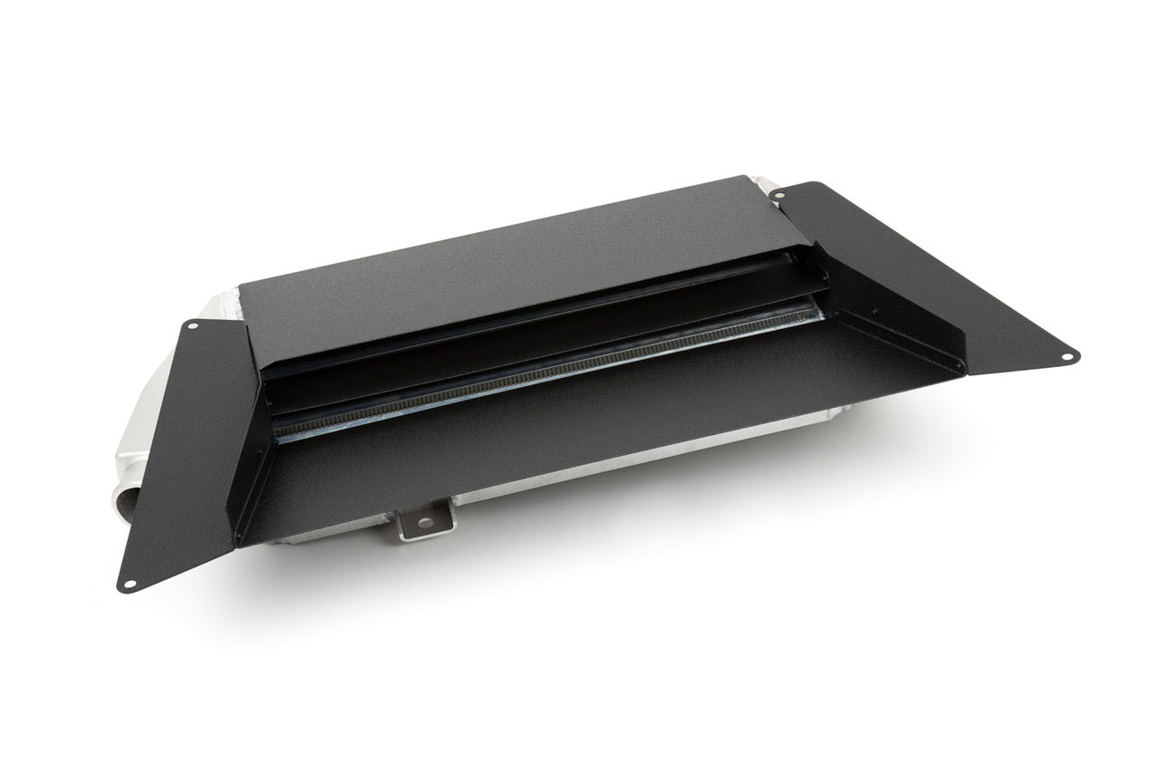 GrimmSpeed Top Mount Intercooler Kit Inc. Splitter Thermal Dispersant Black For Subaru 08-14 WRX