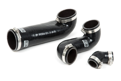 GrimmSpeed Top Mount Intercooler Kit Inc. Splitter Thermal Dispersant Black For Subaru 08-14 WRX