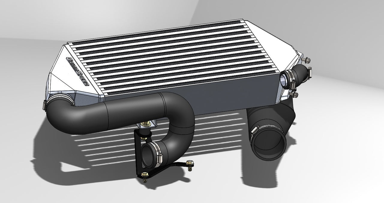 GrimmSpeed Top Mount Intercooler 'STI-Style' Turbo Outlet Hose For Subaru 08-14 WRX 05-09 LGT