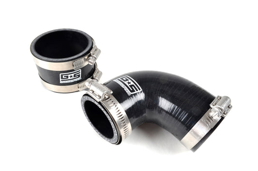 GrimmSpeed Top Mount Intercooler Silicone Coupler Kit Black For Subaru 04-21 STI 02-07 WRX 04-08 FXT w/STI Style TMIC