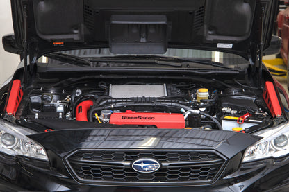 GrimmSpeed Top Mount Intercooler Charge Pipe Kit Black For Subaru 15-21 WRX