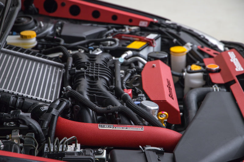 GrimmSpeed Top Mount Intercooler Charge Pipe Kit Black For Subaru 15-21 WRX