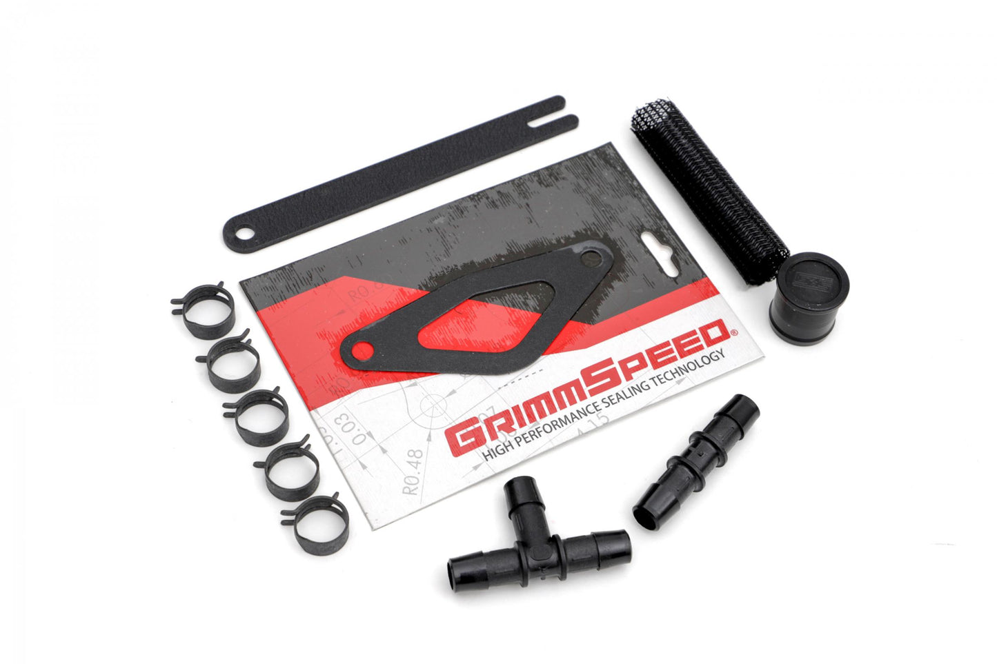 GrimmSpeed Front Mount Intercooler Kit Inc. Black Piping For Subaru 08-14 STI