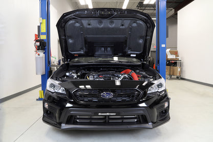 GrimmSpeed Front Mount Intercooler Kit Inc. Black Piping For Subaru 15-21 WRX