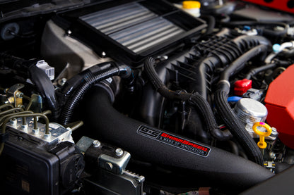 GrimmSpeed Top Mount Intercooler Charge Pipe Kit Red- For Subaru 15-21 WRX