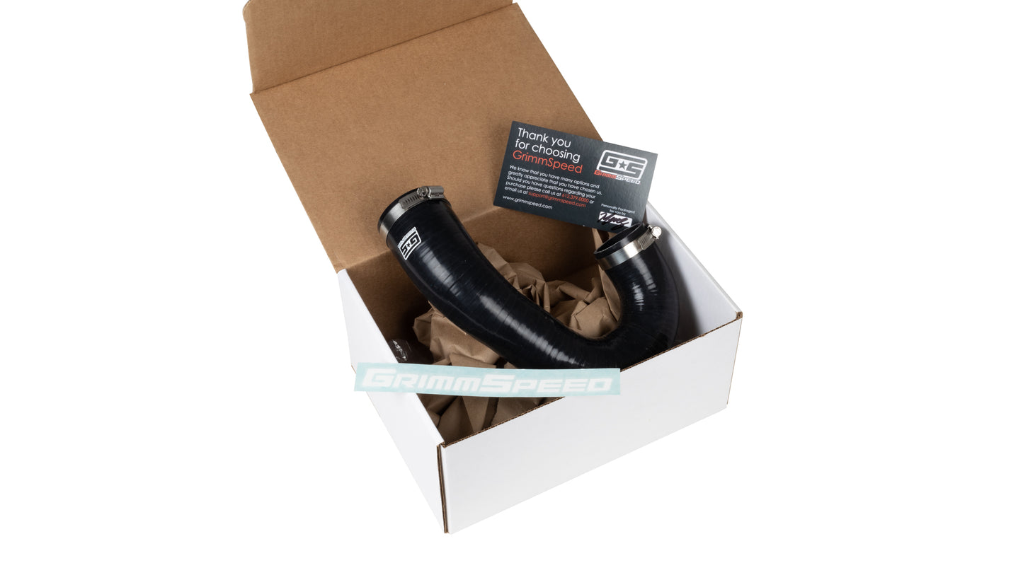 GrimmSpeed Front Mount Intercooler 'STI-Style' Turbo Outlet Hose For Subaru 08-14 WRX