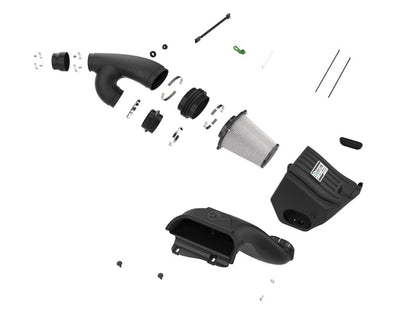 aFe 15-24 Ford F-150 EcoBoost V6 2.7L/3.5L (tt) Quantum Cold Air Intake System w/ Pro DRY S Filter - Graveyard Performance