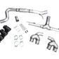 AWE MK8 Volkswagen Golf R 3in Track Edition Quad Exhaust - Diamond Black Tips