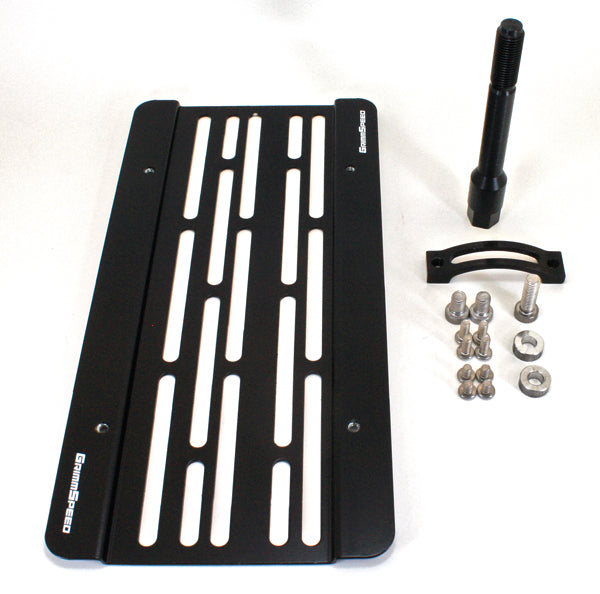 GrimmSpeed License Plate Relocation Kit 02-07 For Subaru Impreza/WRX/STI 05-06 Saab 9-2X - Graveyard Performance
