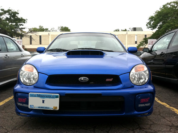 GrimmSpeed License Plate Relocation Kit 02-07 For Subaru Impreza/WRX/STI 05-06 Saab 9-2X - Graveyard Performance