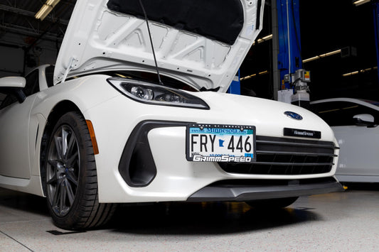 GrimmSpeed License Plate Relocation Kit 18+ WRX/STI/Crosstrek 13+ BRZ/FRS/86 17+ Impreza Non-Turbo 10-19 Legacy/Outback