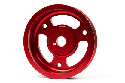 GrimmSpeed Lightweight Crank Pulley Black For Subaru FA/FB Engines Equipped w/1-Piece OEM Pulley - Graveyard Performance