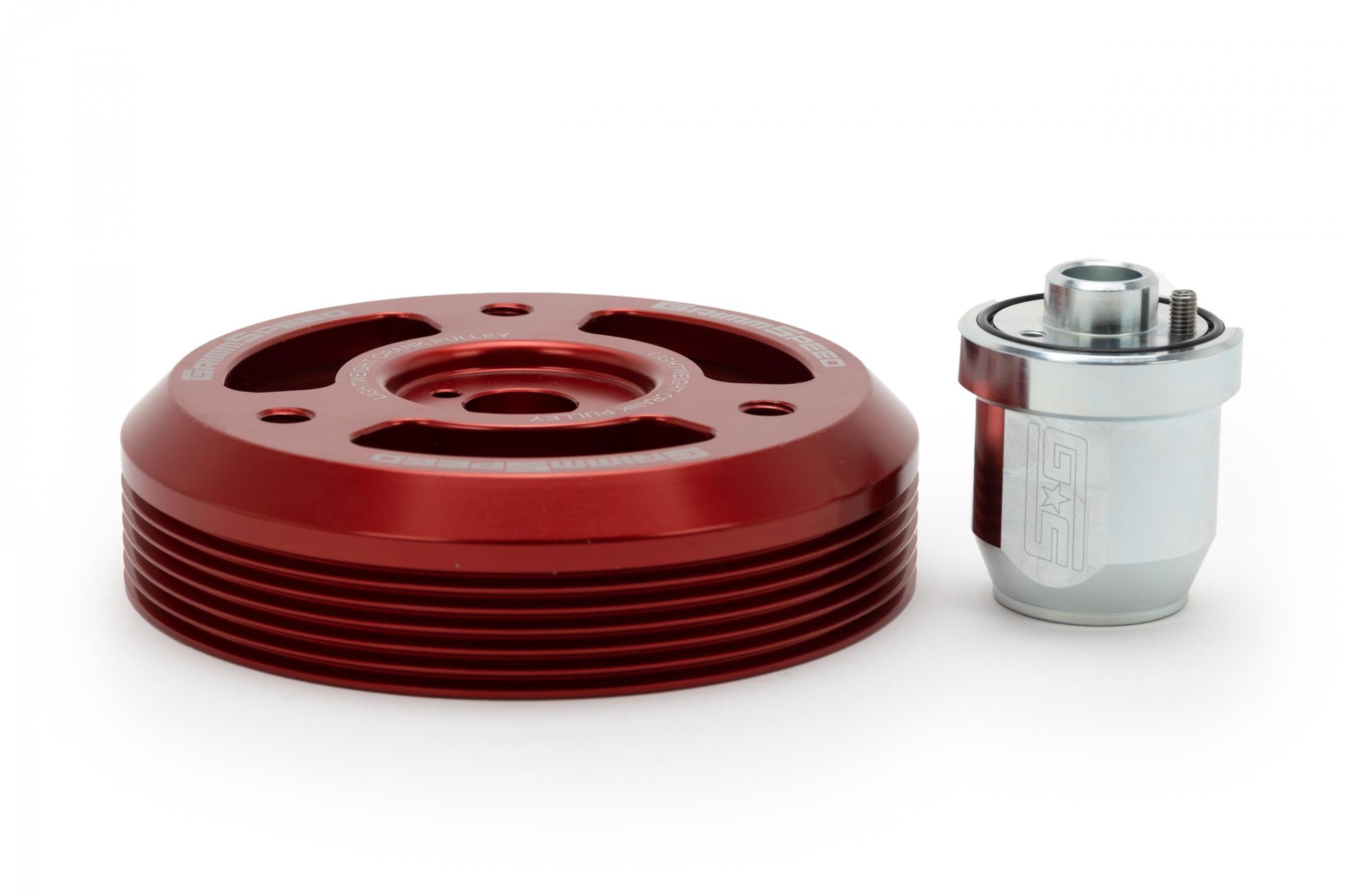 GrimmSpeed Lightweight Crank Pulley Hub For Subaru 19-21 WRX For use w/ LW Crank Pulley - Graveyard Performance