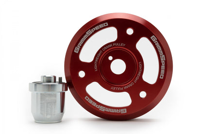 GrimmSpeed Lightweight Crank Pulley Hub For Subaru 19-21 WRX For use w/ LW Crank Pulley - Graveyard Performance