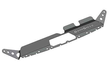 GrimmSpeed Radiator Shroud Black For Subaru 15-21 WRX/STI