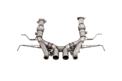 Corsa 23-25 Chevrolet Corvette C8 Z06 3in Valved Cat-Back Exhaust Muffler Delete Track Systemw/o Tip - Graveyard Performance