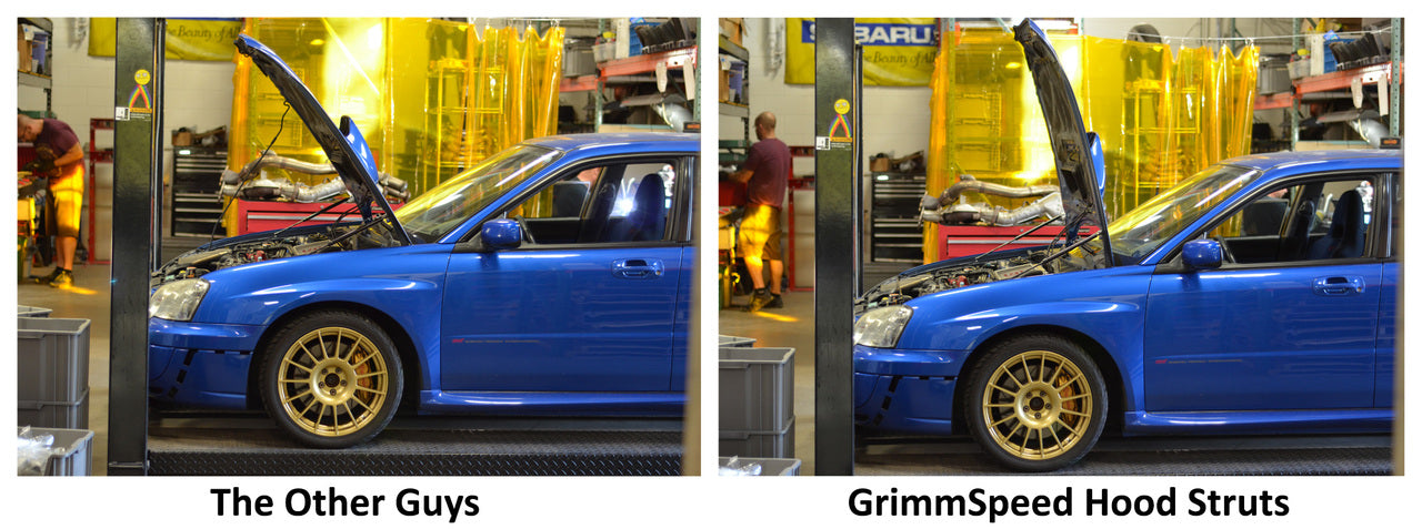 GrimmSpeed Hood Struts High Lift For Subaru 02-07 Impreza/WRX/STI - Graveyard Performance
