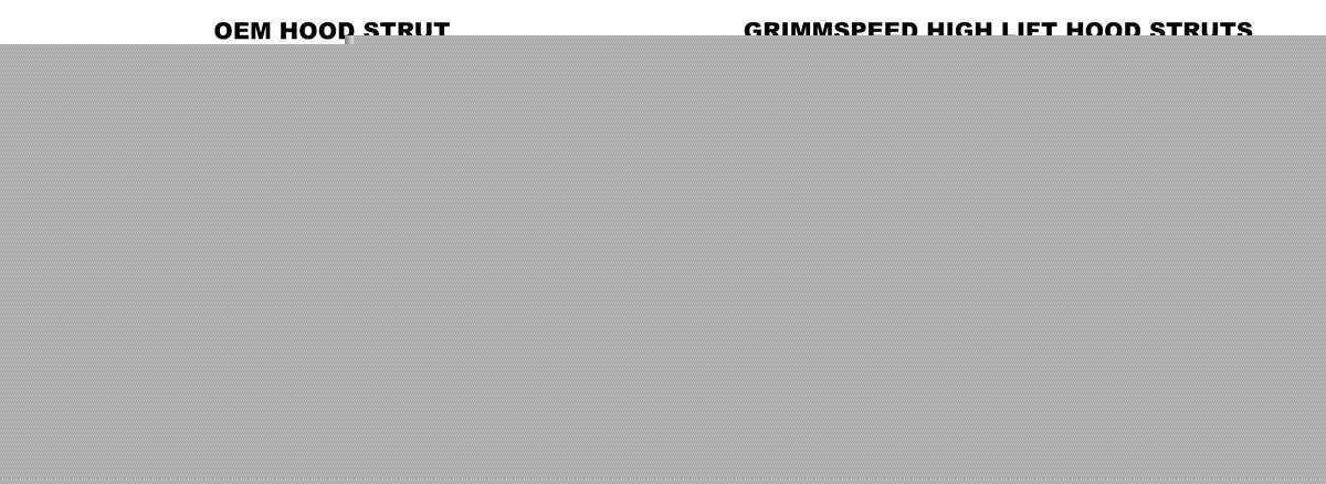 GrimmSpeed Hood Struts High Lift For Subaru Impreza/WRX/STI 08-14 - Graveyard Performance