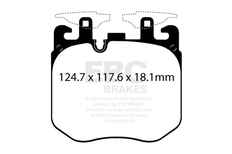 EBC S12 Brake Pad and Rotor Kit - Graveyard Performance