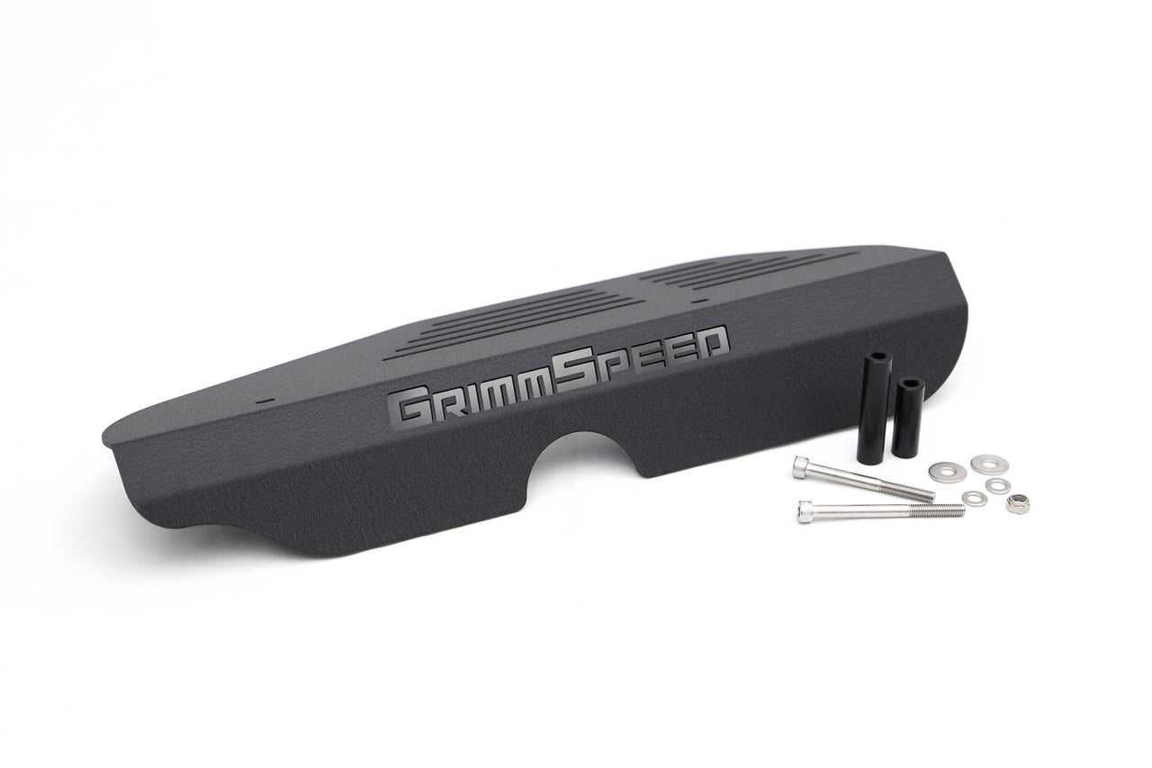 GrimmSpeed Alternator Cover Black For Subaru Turbo EJ Engine - Graveyard Performance