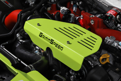 GrimmSpeed Alternator Cover Black For Subaru Turbo EJ Engine - Graveyard Performance
