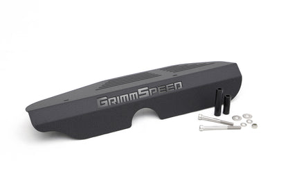 GrimmSpeed Alternator Cover Red For Subaru Turbo EJ Engine - Graveyard Performance