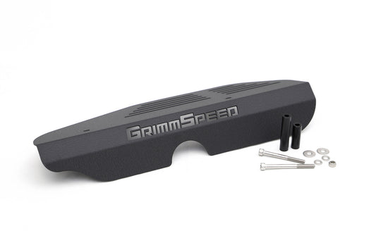 GrimmSpeed Alternator Cover Red For Subaru Turbo EJ Engine - Graveyard Performance