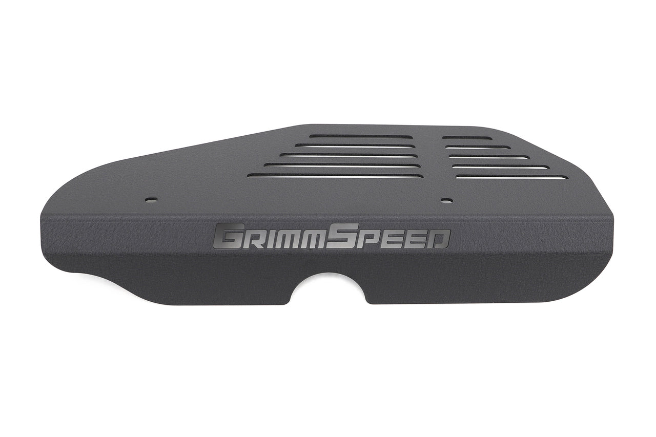 GrimmSpeed Alternator Cover Red For Subaru Turbo EJ Engine - Graveyard Performance