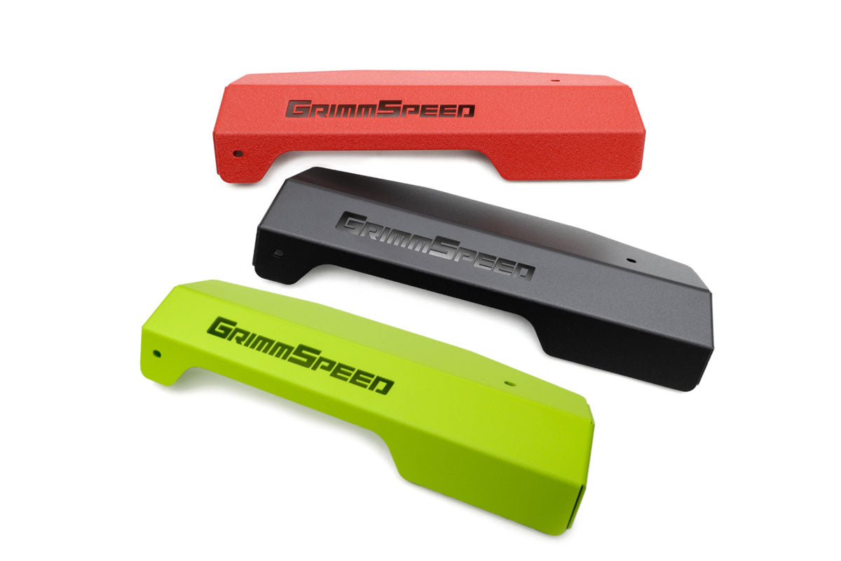 GrimmSpeed Pulley Cover Black For Subaru 15-21 WRX - Graveyard Performance