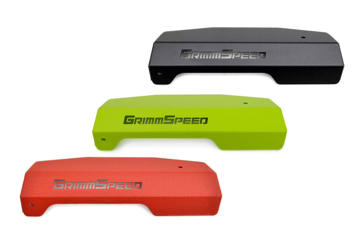 GrimmSpeed Pulley Cover Black For Subaru 15-21 WRX - Graveyard Performance