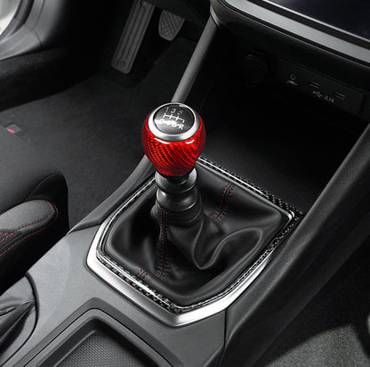 JDMuscle [22-25 WRX] Tanso Dry Carbon Fiber Shift Knob Surround Cover