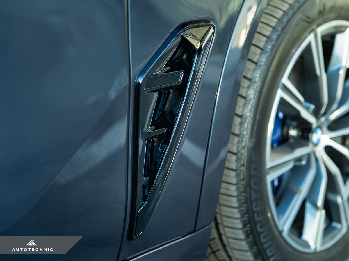 AutoTecknic Gloss Black Fender Trim Set - F95 X5M | G05 X5 - Graveyard Performance