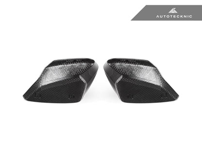 AutoTecknic Replacement Dry Carbon Mirror Covers - Chevrolet C8 Corvette - Graveyard Performance