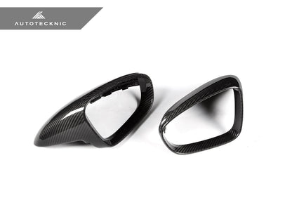 AutoTecknic Replacement Dry Carbon Mirror Covers - Porsche 9J1 Taycan - Graveyard Performance