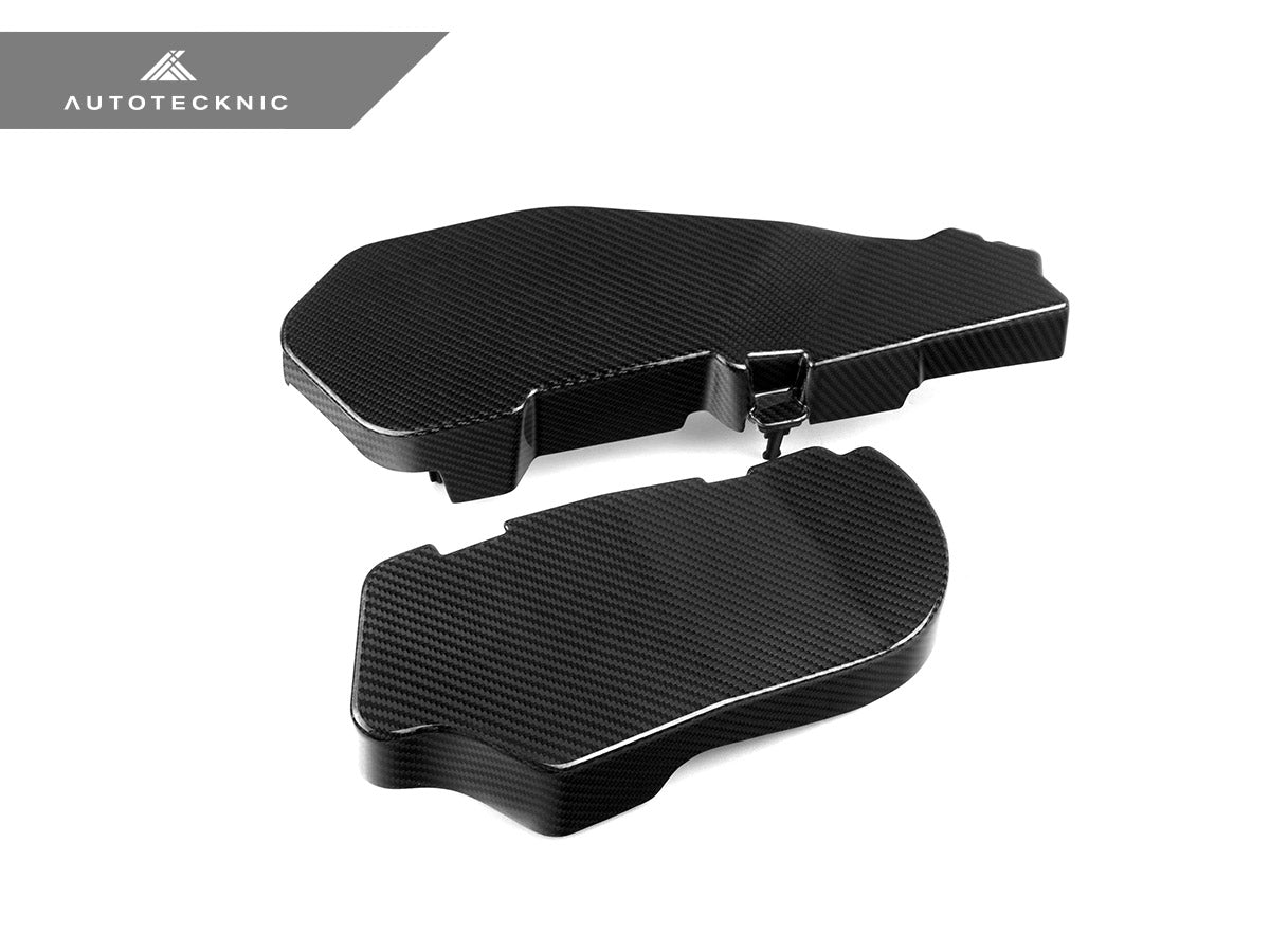 AutoTecknic Pre-Preg Carbon Engine Cover Extension Set - G90/ G99 M5 - Graveyard Performance