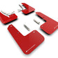 Rally Armor 22-25 VW MK8 Golf GTI/R Red UR Mud Flap w/White Logo